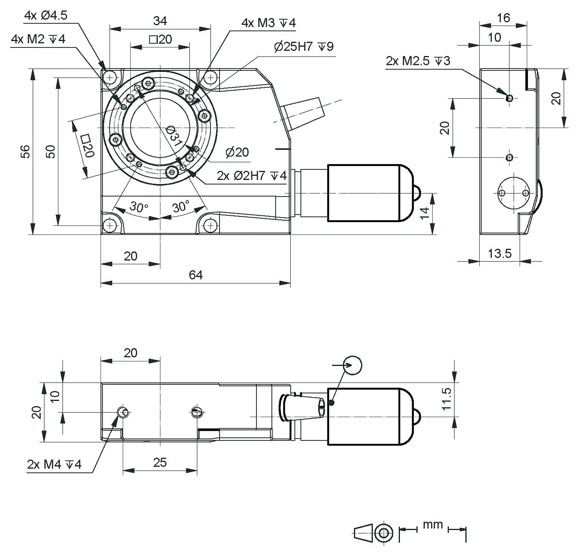 RS-40 Miniature Motorized Rotation Stage